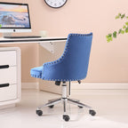 Brigg Office Chair Upholstered Velvet Buttoned Back