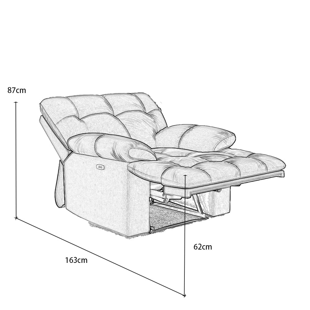 Sleek Velvet Recliner Armchair Manual Or Electric Option