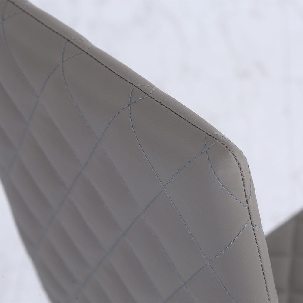 Orsa Dining Table Set With 6 Chairs In Grey