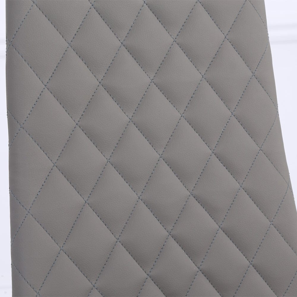 Orsa Dining Table Set With 6 Chairs In Grey