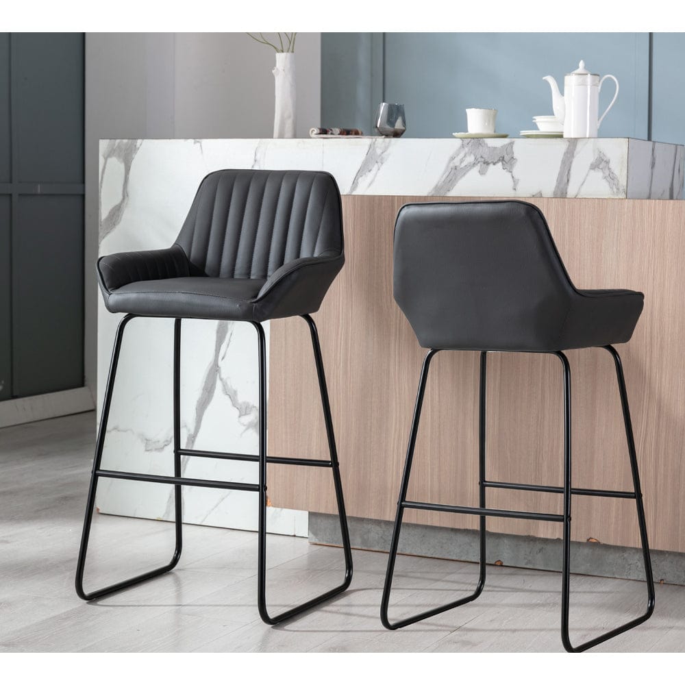 Set Of 2 Kali PU Bar Stool