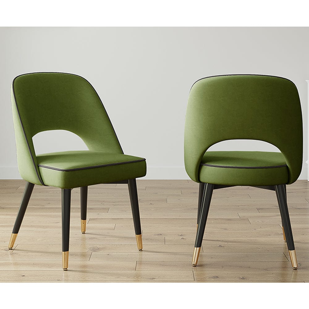 Set Of 2 Amore Upholstery Dining Chair with Legs