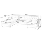 Avery Large U-Shape Storage Corner Sofa Bed With Ottoman