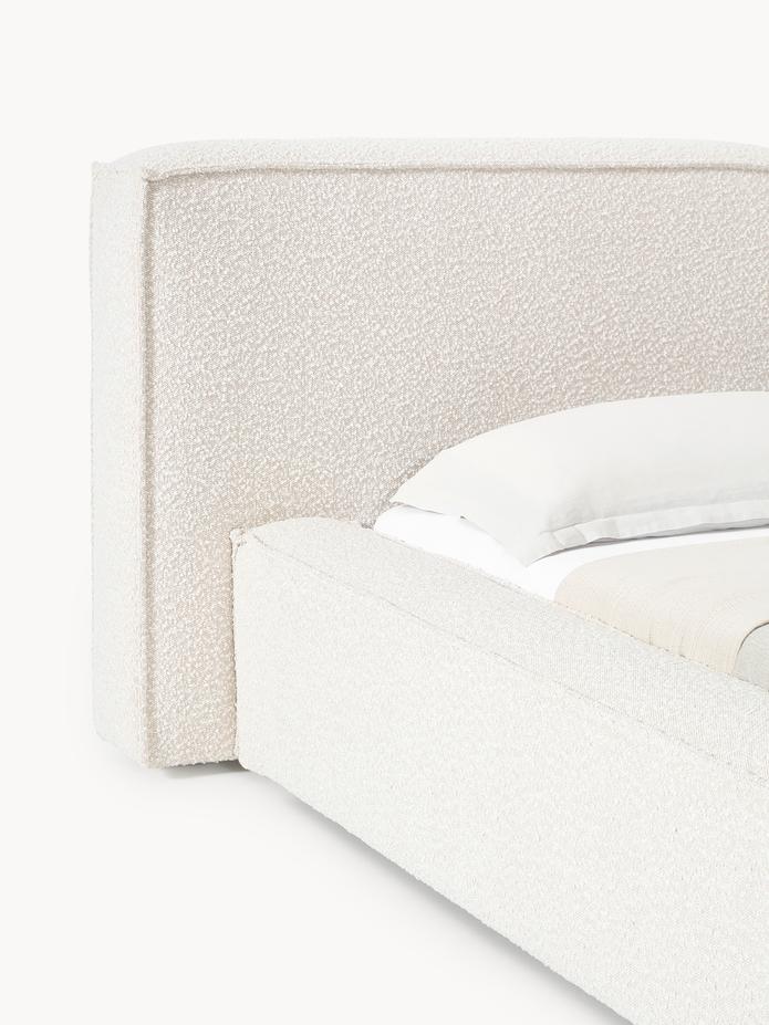 Tessa Boucle Teddy Fleece Pneumatic Bed King Bed Double Bed Frame With USB charger