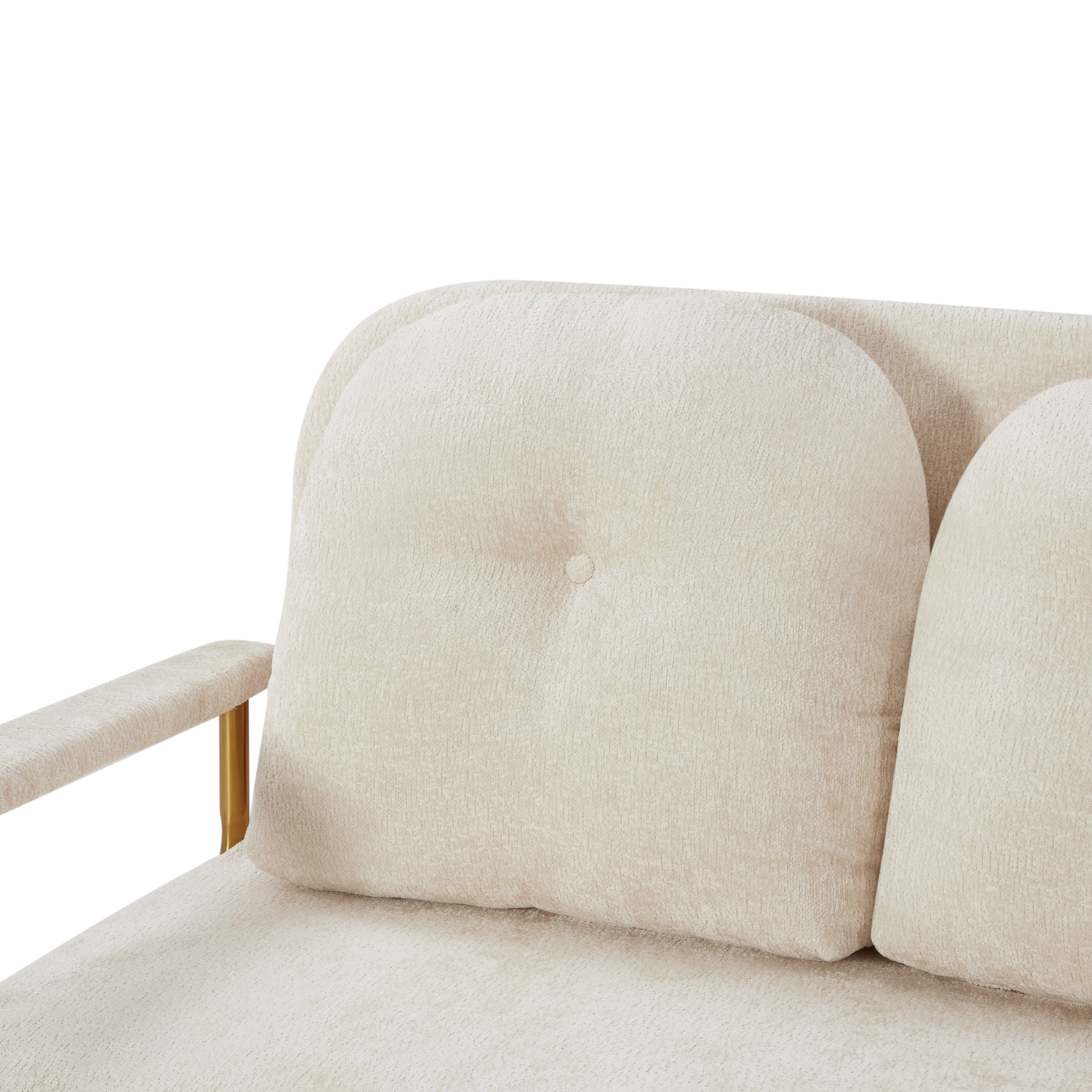 Bola Boucle Foldable 2 Seater Sofa Bed With Pillows