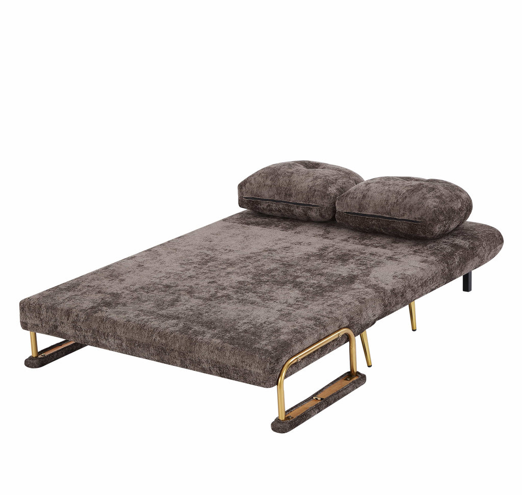 Bola Boucle Foldable 2 Seater Sofa Bed With Pillows