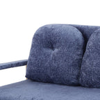 Bola Boucle Foldable 2 Seater Sofa Bed With Pillows