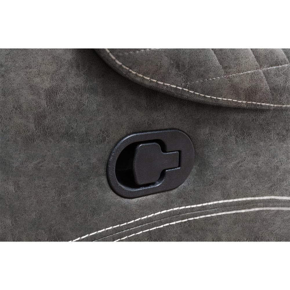 Grey PU Leather Manual Recliner Functional 2 Seater Sofa/3 Seater Sofa / Armchair Set