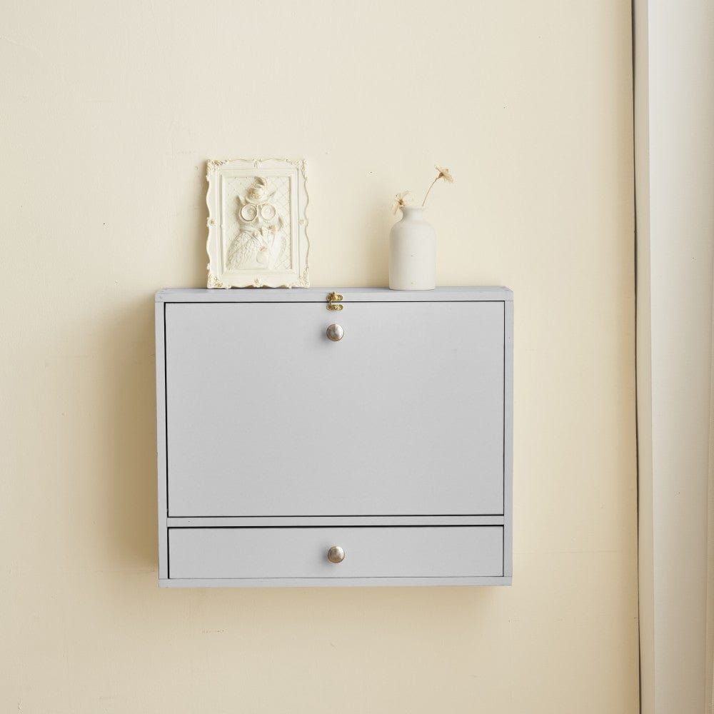 Heritage Foldable Floating Desk Dressing Desk Wall-Mounted Drop-Leaf Table