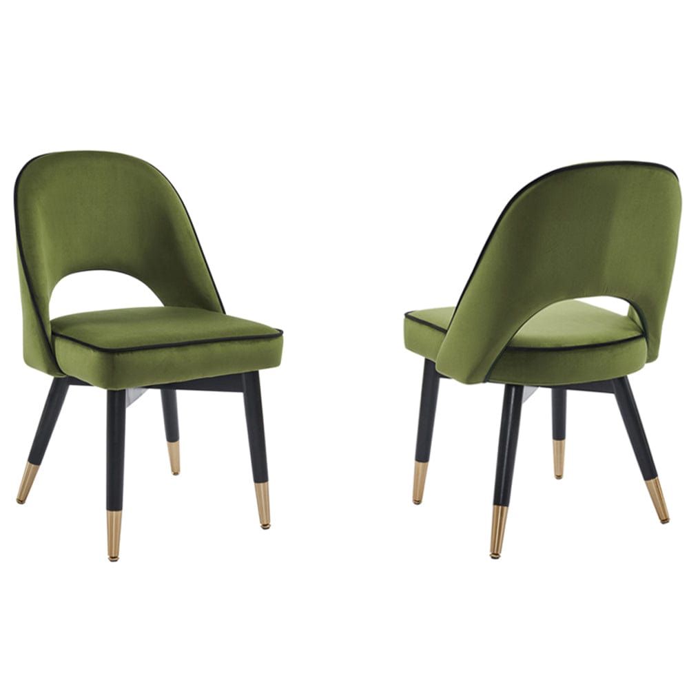 Set Of 2 Amore Upholstery Dining Chair with Legs