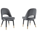Set Of 2 Amore Upholstery Dining Chair with Legs