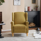Ascot Velvet Pushback Recliner Chair