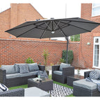 Roma 3.5M Cantilever Parasol with Solar LED lights