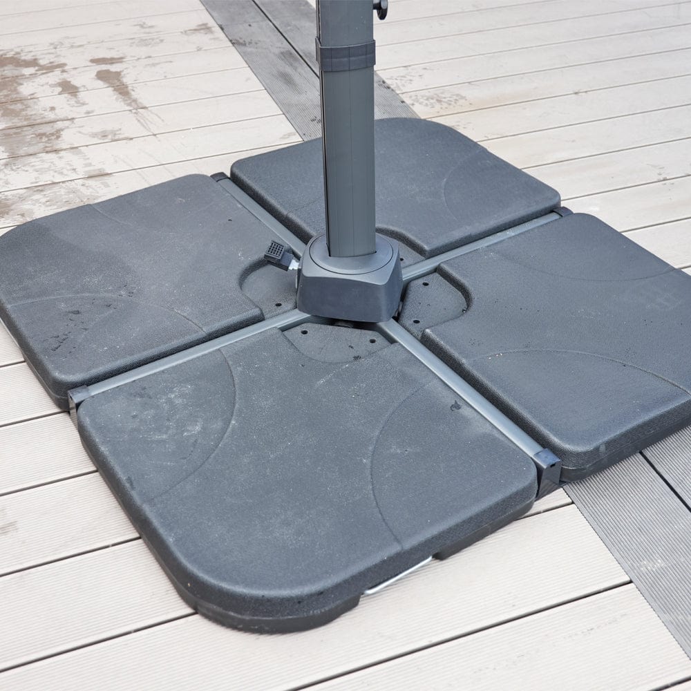 Roma 3.5M Cantilever Parasol with Solar LED lights