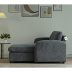 Teddy Fleece 3 Seater Corner Sofa Boucle Storage Sofa With Chaise