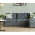 Teddy Fleece 3 Seater Corner Sofa Boucle Storage Sofa With Chaise