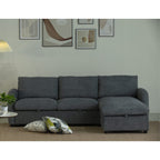 Teddy Fleece 3 Seater Corner Sofa Boucle Storage Sofa With Chaise