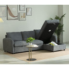 Teddy Fleece 3 Seater Corner Sofa Boucle Storage Sofa With Chaise
