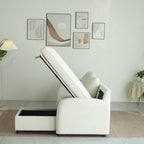 Teddy Fleece 3 Seater Corner Sofa Boucle Storage Sofa With Chaise