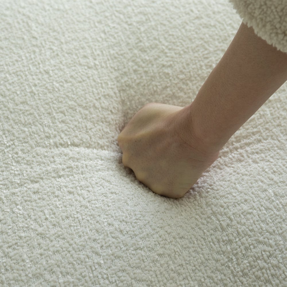 Teddy Fleece 3 Seater Corner Sofa Boucle Storage Sofa With Chaise