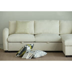 Teddy Fleece 3 Seater Corner Sofa Boucle Storage Sofa With Chaise