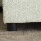 Teddy Fleece 3 Seater Corner Sofa Boucle Storage Sofa With Chaise