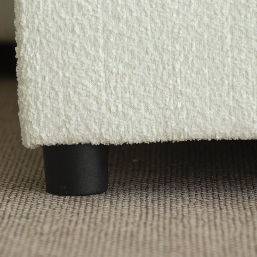 Teddy Fleece 3 Seater Corner Sofa Boucle Storage Sofa With Chaise