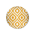 Ashcraft Waterproof Outdoor Scatter Cushion Set in Yellow Pattern