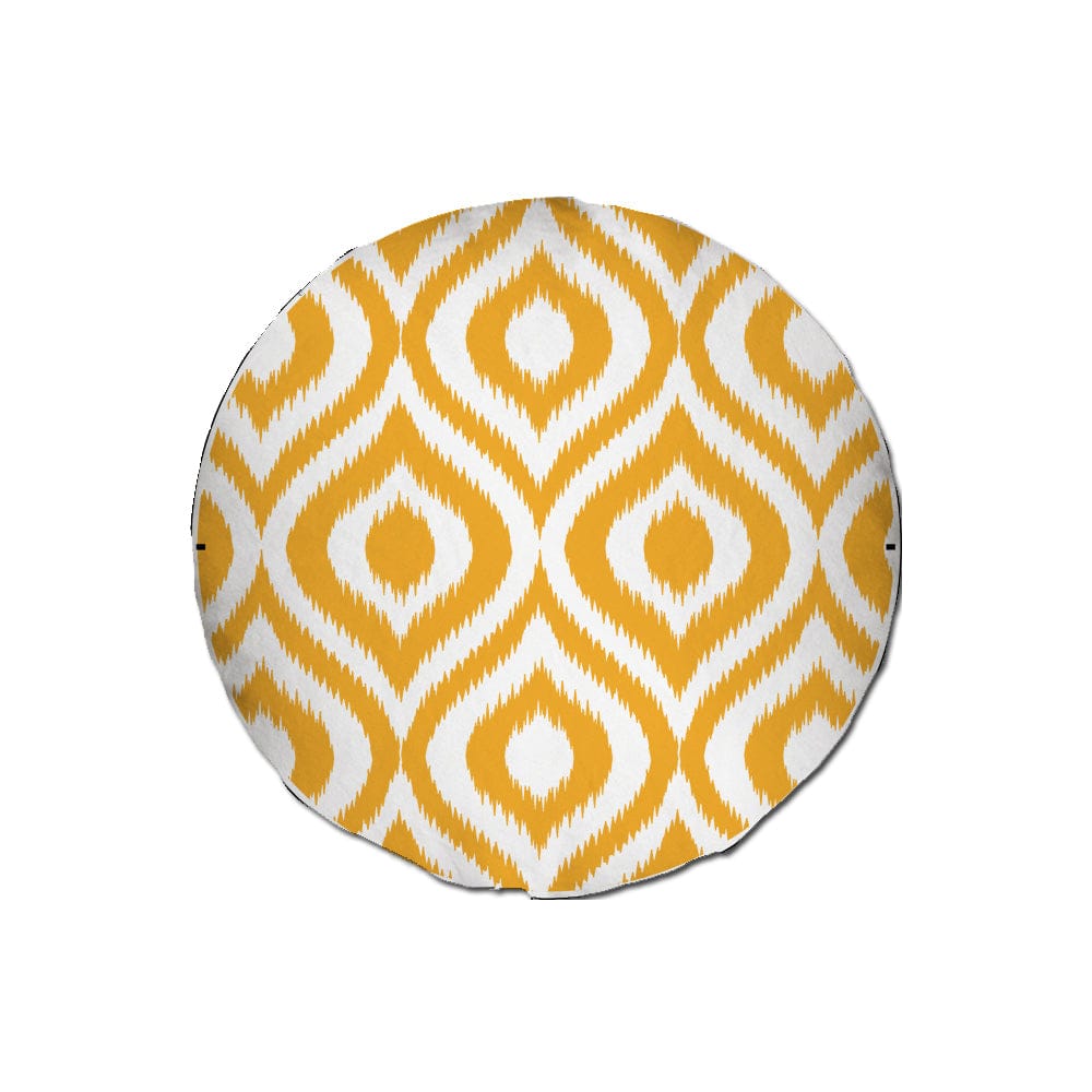 Ashcraft Waterproof Outdoor Scatter Cushion Set in Yellow Pattern
