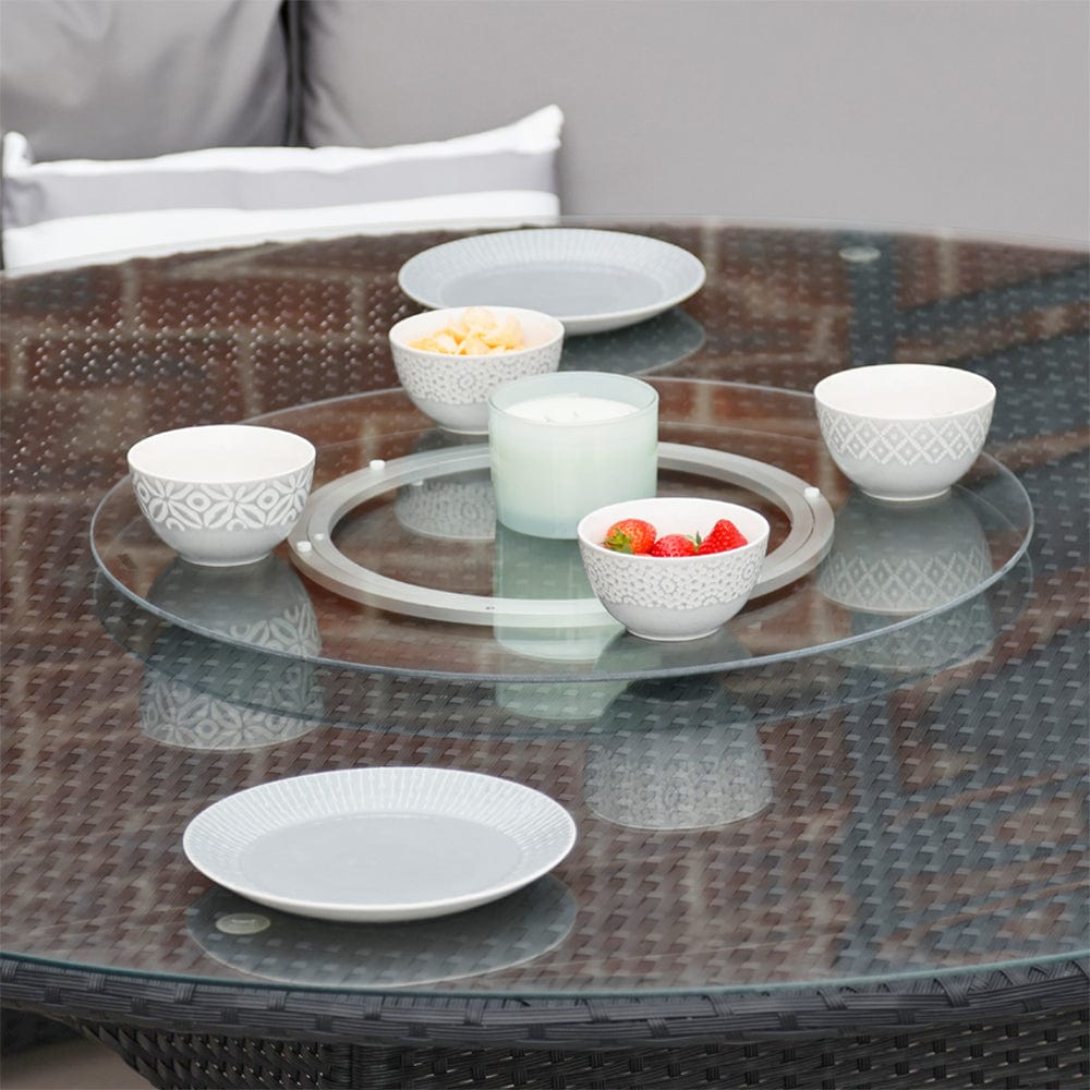 Glass Swivel Lazy Susan Rotating Lazy Susan Turntable Serving Plate