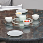 Glass Swivel Lazy Susan Rotating Lazy Susan Turntable Serving Plate