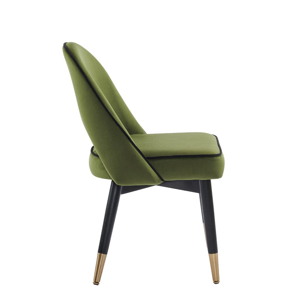 Set Of 2 Amore Upholstery Dining Chair with Legs