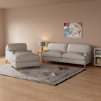 Bunburry Leisure Chair Upholstered Armchair With Ottoman