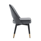 Set Of 2 Amore Upholstery Dining Chair with Legs