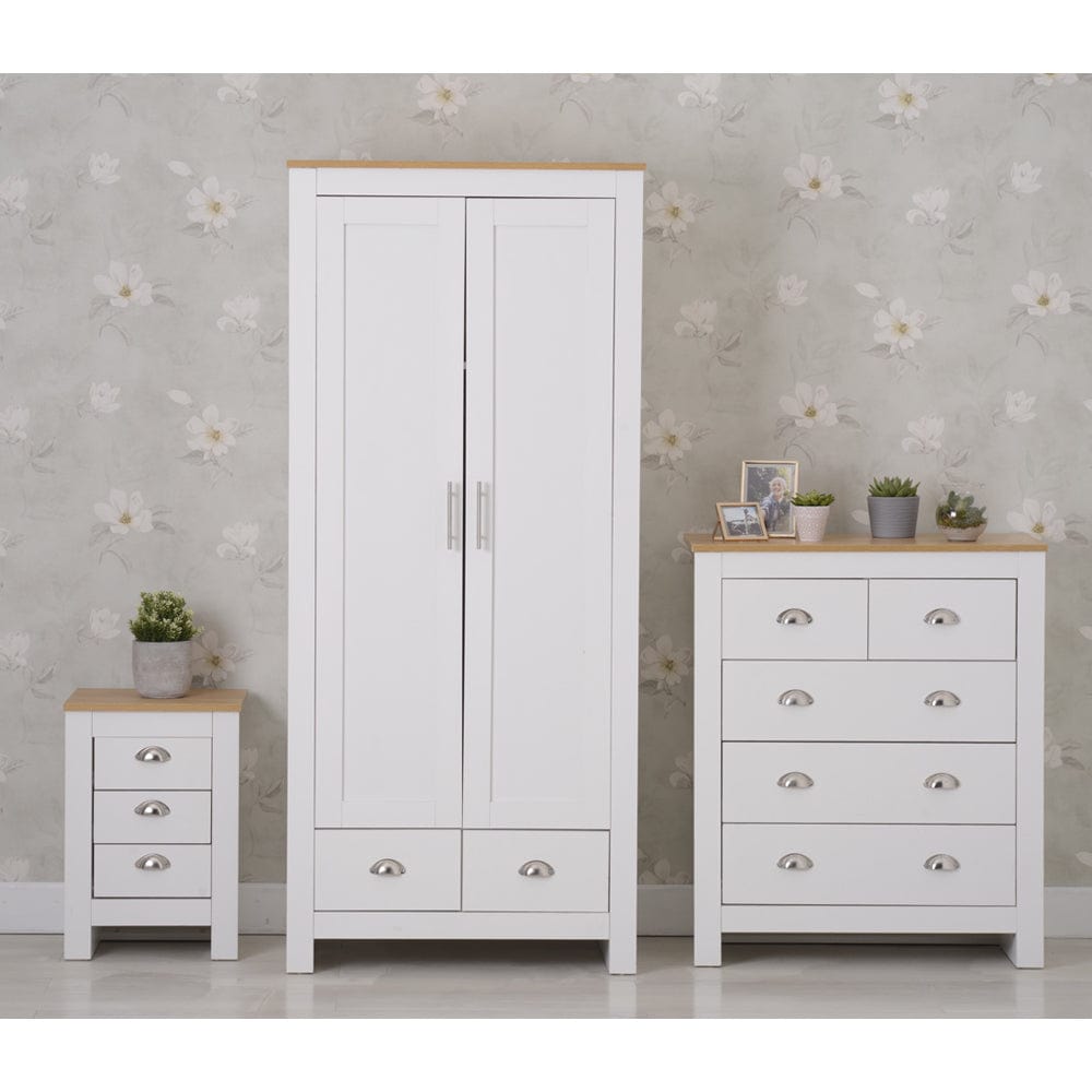 Heritage 2 Door 2 Drawer Wardrobe