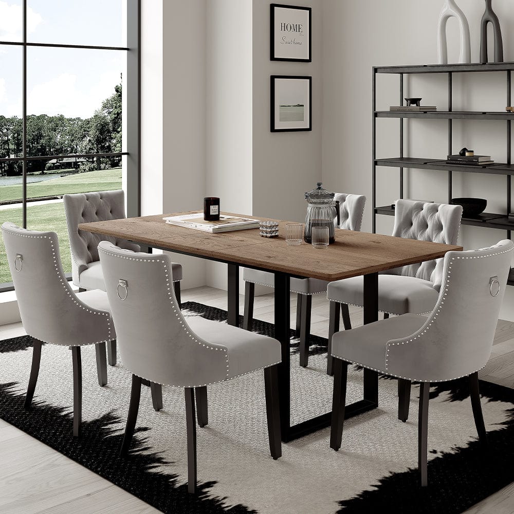 Belluno 6 Seater 180cm Extending Table And Chair Set