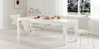 Agata 120cm - 240cm Transformer Table High Gloss Extending Dining Table