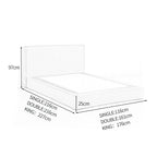 Marshmuff Soft Frame Boucle Bed Frame With Headboard King Bed or Double Bed or Single Bed