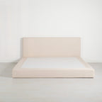 Marshmuff Linen Bed Frame With Headboard King Bed or Double Bed