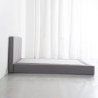 Marshmuff Linen Bed Frame With Headboard King Bed or Double Bed