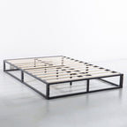 Marshmuff Linen Bed Frame With Curved Headboard King Bed or Double Bed