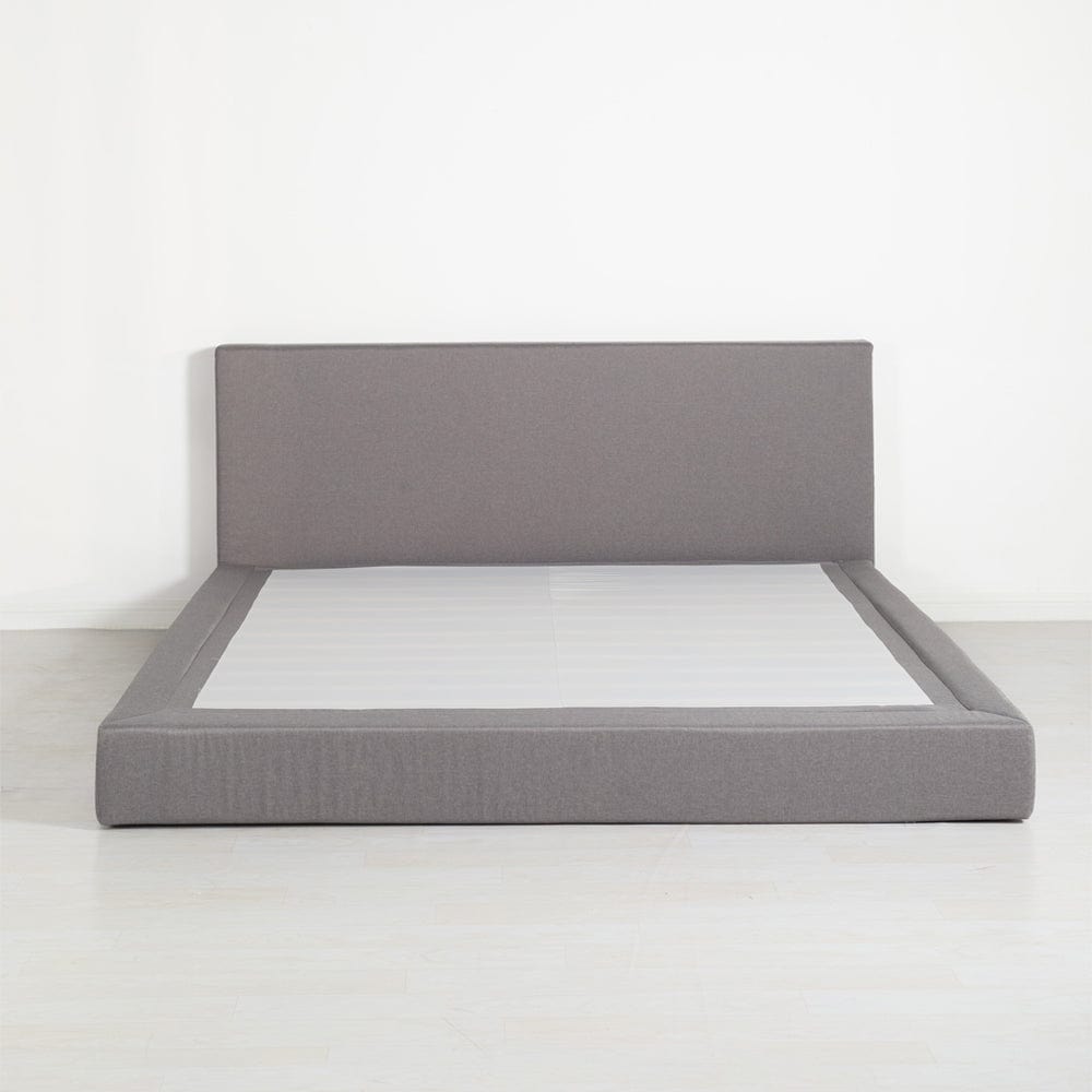 Marshmuff Linen Bed Frame With Headboard King Bed or Double Bed