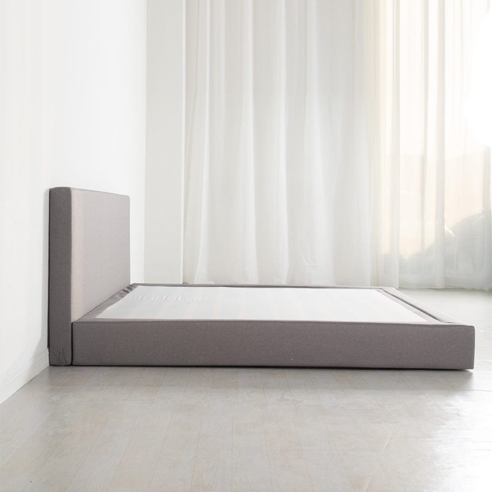 Marshmuff Linen Bed Frame With Headboard King Bed or Double Bed