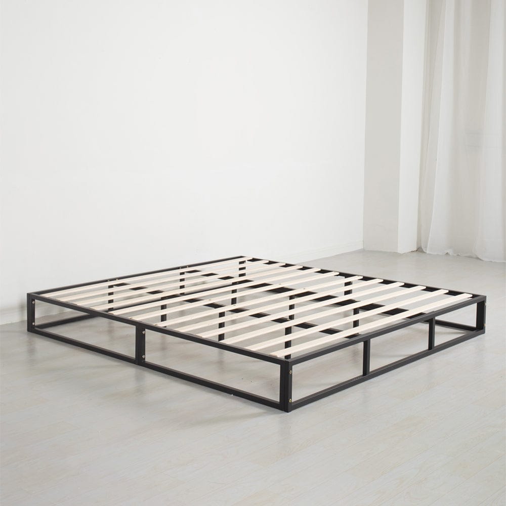 Marshmuff Linen Bed Frame With Headboard King Bed or Double Bed