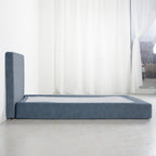 Marshmuff Microfibre Bed Frame With Headboard Single Bed Frame