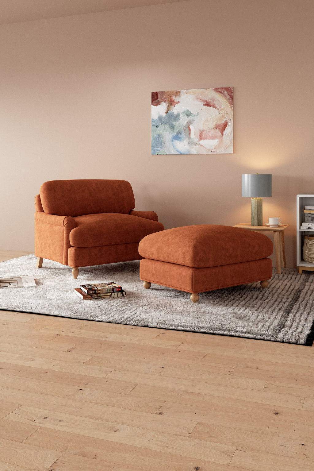 Bunburry Upholstered Ottoman Leisure Ottoman