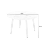 Lisa Round Marbled Effect Dining Table