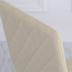 Orsa Round Dining Table Set With 4 Dining Chairs In Cream