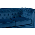Chesterfield 5 Seater Velvet Corner Sofa