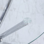 Orsa Round Dining Table Set With 4 Dining Chairs In Cream